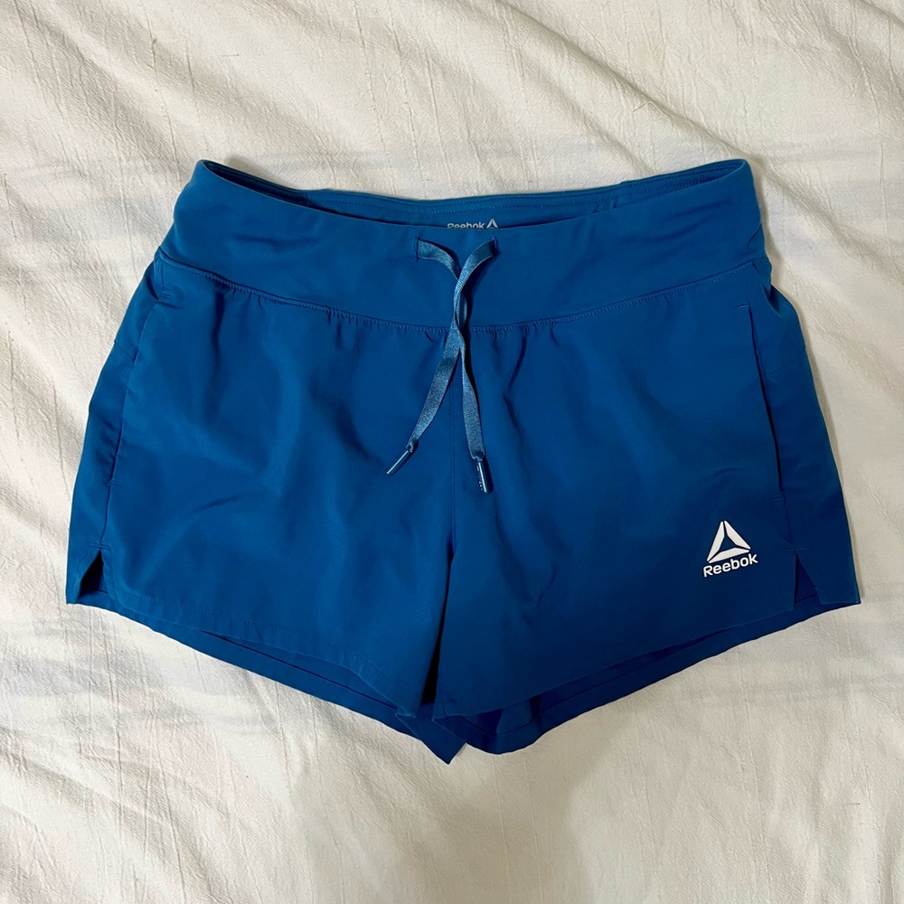 Reebok Women's Vibrant Blue Athletic Shorts